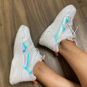 Holographic sneakers